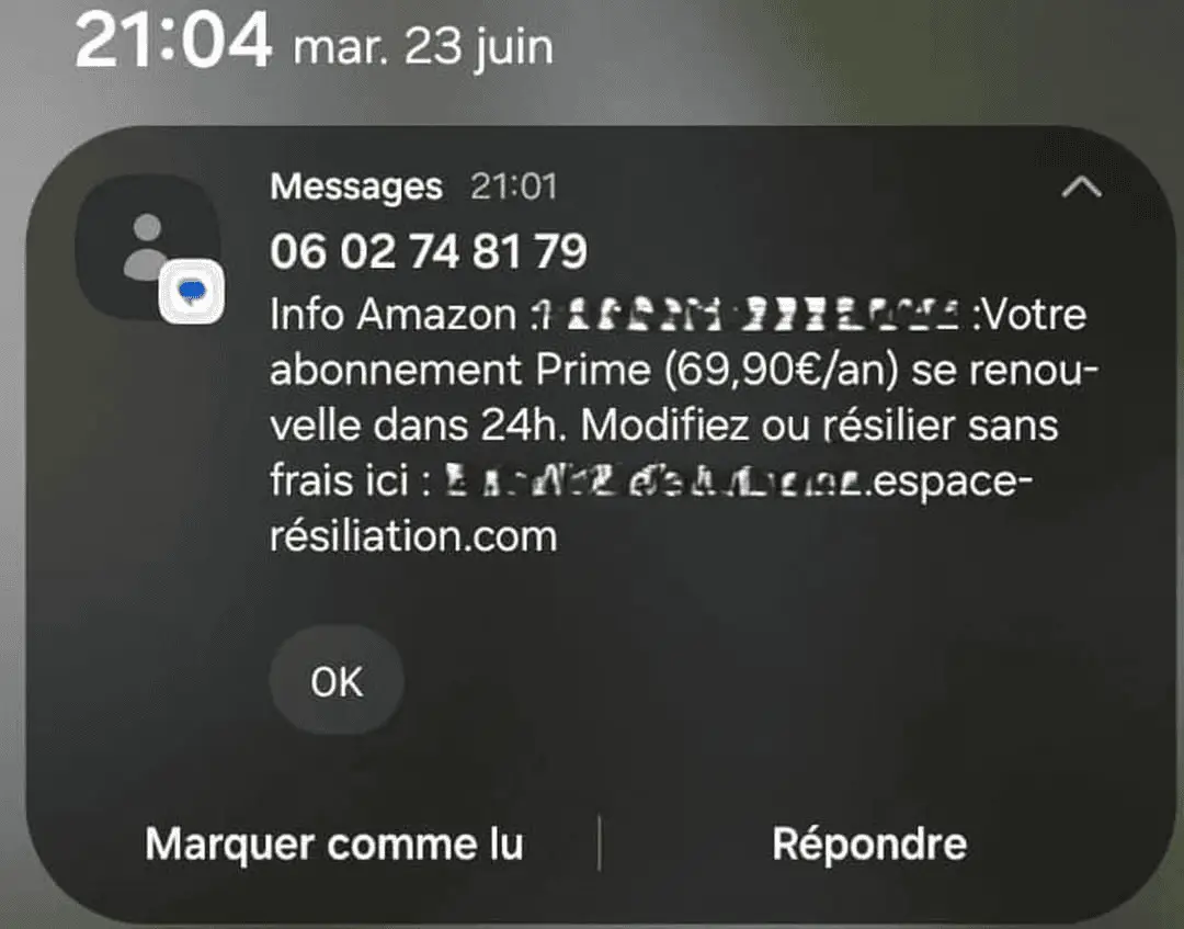 arnaque amazon