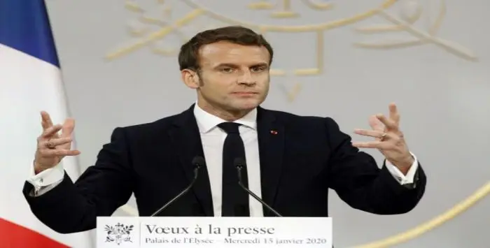 Macron Fake news 16 01 2020