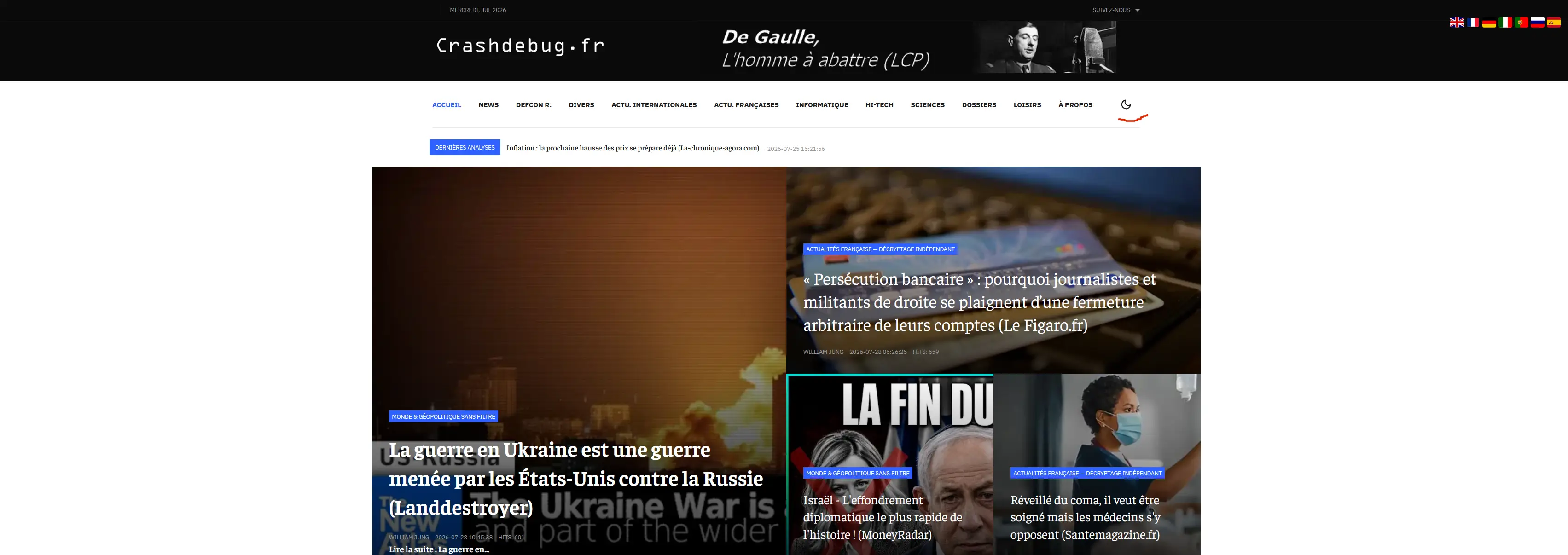 Crashdebug jour